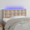 Image de vidaXL Tête de lit à LED Cappuccino 80x5x78/88 cm Similicuir 3121689