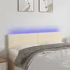 Image de Tête De Lit À Led Crème 144x5x78/88 Cm Tissu Vidaxl