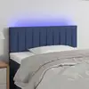Image de Tête De Lit À Led Bleu 100x5x78/88 Cm Tissu Vidaxl