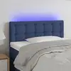 Image de Tête De Lit À Led Bleu 90x5x78/88 Cm Tissu Vidaxl