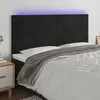 Image de vidaXL Tête de Lit à LED Meuble de Chambre à Coucher Accessoire de Lit Double Tête de Cadre de Lit Intérieur Noir 3122620
