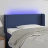 Image de Tête De Lit À Led Bleu 103x16x78/88 Cm Tissu Vidaxl
