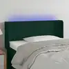 Image de Tête De Lit À Led Vert Foncé 103x16x78/88 Cm Velours Vidaxl