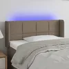 Image de Tête De Lit À Led Taupe 83x16x78/88 Cm Tissu Vidaxl