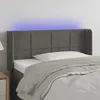 Image de Tête De Lit À Led Gris Foncé 93x16x78/88 Cm Velours Vidaxl