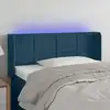 Image de Tête De Lit À Led Bleu Foncé 93x16x78/88 Cm Velours Vidaxl