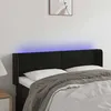 Image de Tête De Lit À Led Noir 147x16x78/88 Cm Velours Vidaxl