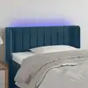 Image de Tête De Lit À Led Bleu Foncé 83x16x78/88 Cm Velours Vidaxl