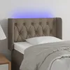 Image de Tête De Lit À Led Taupe 83x16x78/88 Cm Tissu Vidaxl