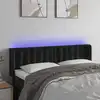 Image de Tête De Lit À Led Noir 147x16x78/88 Cm Velours Vidaxl