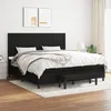 Image de vidaXL Sommier à Lattes de Lit avec Matelas Lit Rembourré avec Tête de Lit Lit Double Lit Adulte de Chambre Moderne 3136463