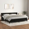 Image de Sommier À Lattes De Lit Et Matelas Noir 200x200 Cm Velours Vidaxl