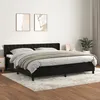 Image de Sommier À Lattes De Lit Et Matelas Noir 200x200 Cm Velours Vidaxl