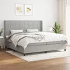Image de vidaXL Sommier à Lattes de Lit avec Matelas Lit Rembourré Lit Double Lit Adulte de Chambre à Coucher Intérieur Moderne 3131457