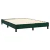 Image de Vidaxl sommier à lattes de lit avec matelas led vert foncé 140x190 cm