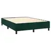 Image de Vidaxl sommier à lattes de lit avec matelas led vert foncé 140x190 cm