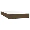 Image de Vidaxl sommier à lattes de lit avec matelas marron foncé 90x190 cm