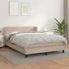 Image de Sommier À Lattes De Lit Avec Matelas Cappuccino 140x190 Cm Vidaxl