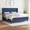Image de vidaXL Sommier à Lattes de Lit avec Matelas Lit Rembourré Lit Double Lit Adulte de Chambre à Coucher Intérieur Moderne 3128227