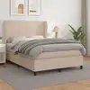 Image de Sommier À Lattes De Lit Avec Matelas Cappuccino 140x200 Cm Vidaxl