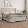 Image de Sommier À Lattes De Lit Avec Matelas Cappuccino 180x200 Cm Vidaxl