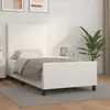 Image de Cadre De Lit Sans Matelas Blanc 80x200 Cm Similicuir Vidaxl