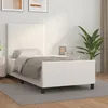 Image de vidaXL Cadre de lit avec tête de lit Blanc 80x200 cm Similicuir3125416.