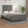 Image de Cadre De Lit Sans Matelas Gris 120x200 Cm Similicuir Vidaxl