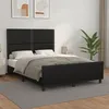 Image de Cadre De Lit Sans Matelas Noir 140x190 Cm Similicuir Vidaxl