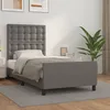 Image de Cadre De Lit Sans Matelas Gris 80x200 Cm Similicuir Vidaxl