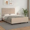 Image de Cadre De Lit Sans Matelas Cappuccino 140x200 Cm Similicuir Vidaxl
