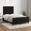 Image de Cadre De Lit Sans Matelas Noir 120x200 Cm Velours Vidaxl