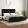 Image de vidaXL Cadre de lit avec tête de lit Noir 160x200 cm Velours3125643