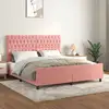 Image de Cadre De Lit Sans Matelas Rose Velours Vidaxl