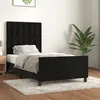 Image de Cadre De Lit Sans Matelas Noir 80x200 Cm Velours Vidaxl