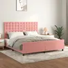 Image de Cadre De Lit Sans Matelas Rose Velours Vidaxl
