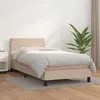 Image de Sommier À Lattes De Lit Avec Matelas Cappuccino 100x200 Cm Vidaxl