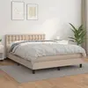 Image de Sommier À Lattes De Lit Avec Matelas Cappuccino 140x200 Cm Vidaxl