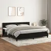 Image de Sommier À Lattes De Lit Et Matelas Noir 200x200 Cm Velours Vidaxl
