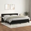 Image de vidaXL Sommier à lattes de lit et matelas Noir 200x200 cm Velours 3141325