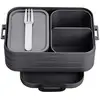 Image de Bento Mepal Take A Break Midi 18.5 X 12 X 6.5 Cm Nordic Black