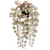 Image de Plante décorative - MICA DECORATIONS - Ceropegia Woodii - Artificielle - À Suspendre - Multicolore