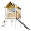 Image de Maisonnette Enfant avec Toboggan AXI Laura - Vert clair - Aire de Jeux pour lextérieur