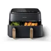 Image de Philips Airfryer NA352 00 Dual Basket 9L 2750W black copper (NA352/00)