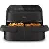 Image de Friteuse sans huile - PHILIPS - NA150/00 - Airfryer Série 1000 - Panier flexible 7.L - Séparateur amovible - 2400W - Noir