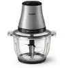 Image de Mini hachoir bol verre 2l 500w silver philips - série 3000 HR1503/00