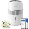 Image de Humidificateur à vapeur froide blanc - Philips - Réservoir deau 3 5 l - 300 ml/hr - Télécommande via lapplication