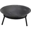 Image de Brasero de Jardin Extérieur Noir 50cm H26cm en Fonte