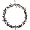 Image de Ecd germany couronne lumineuse led ø38cm, 300 leds, blanc chaud, 8 modes d'éclairage, ip44 intérieurextérieur, anneau décoratif suspendue métallique de porte fenêtre guirlande illumination