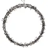 Image de Ecd germany couronne lumineuse led ø58cm, 500 leds, blanc chaud, 8 modes d'éclairage, ip44 intérieurextérieur, anneau décoratif suspendue métallique de porte fenêtre guirlande illumination